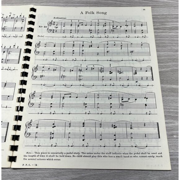 First Pedal Studies For The Piano By Jessie L Gaynor Beginner Lessons - Picture 7 of 8